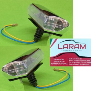 Fanalini anteriori dritti dx e sx plastica bianca Ferrari 330 GTC-posteriori Dino 246-Maserati-A.R.sprint 2.0-2.6-Lamborghini-A.R.Junior Zagato-Siata-Grifo-Glas + vari modelli