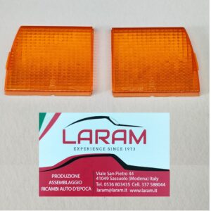 Plastiche arancio fanali posteriori dx e sx altissimo A.R. 105/115 spider 70-82