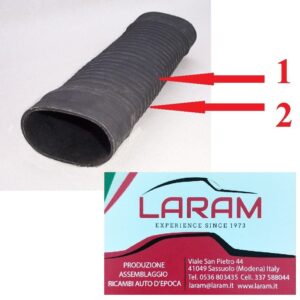 Tubo aria ovale dai carburatori al filtro A.R. 105 duetto-GT-berlina 63-69 e Junior Zagato