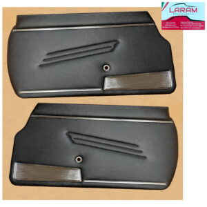 Pannelli porte dx e sx completi colore nero 124 spider 1.4-1.6-1.8