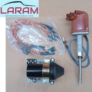 Spinterogeno con accensione elettronica induttiva completo di bobina e cavi candele per A 112 Abarth e Fiat 127