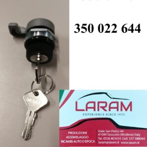 Cilindretto serratura cassetto portadocumenti A.R.105/115 Bertone GTV e 1300 unificato 71-76