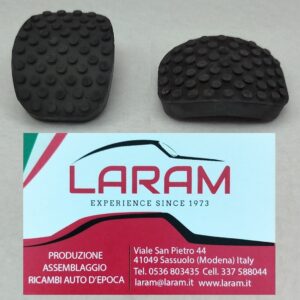 Gommini pedaliera (2 pz) Fiat 500 D-F-G e Bianchina