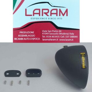 Specchio esterno a goccia Vitaloni nero a morsetto