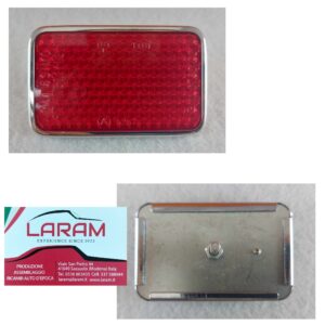 Catadiottro con una vite per fanale con corpo in metallo A.R. 105 GT Bertone dal 63-69 + altre marche